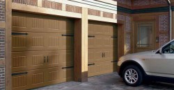 Puertas de garaje seccionales de madera